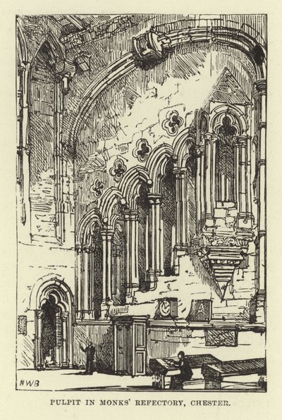 Szószék a Monks Refectoryban, Chesterben alkotó: English School