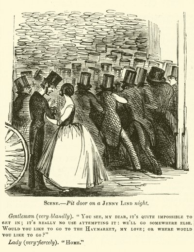 Punch rajzfilm: Jenny Lind alkotó: English School