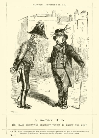 Punch karikatúra John Brightról: John John John: Egy ragyogó ötlet alkotó: English School