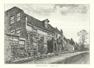 Purley House (metszet) alkotó: English School