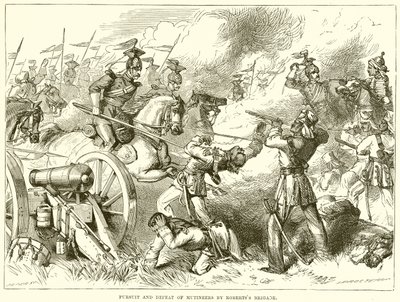A lázadók üldözése és legyőzése – Robertss Brigade alkotó: English School