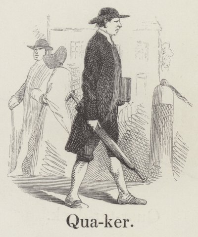 Quaker (metszet) alkotó: English School