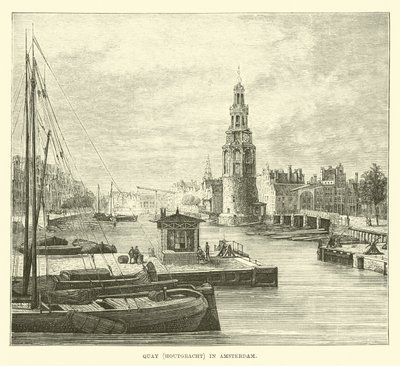 Quay (Houtgracht) Amszterdamban alkotó: English School