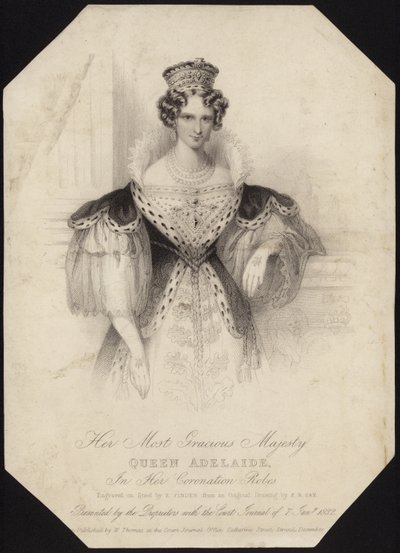 Königin Adelaide des Vereinigten Königreichs von English School