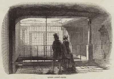 Anna királynő fürdője (metszet) alkotó: English School