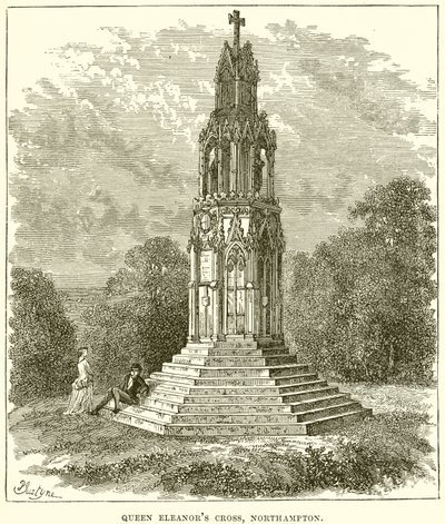 Queen Eleanors Cross, Northampton alkotó: English School