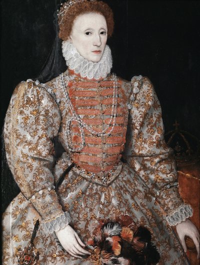 I. Erzsébet királynő, 1575 körül (olaj, tábla) alkotó: English School