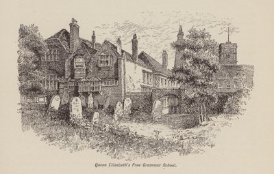 Erzsébet királyné szabad gimnáziuma (litho) alkotó: English School