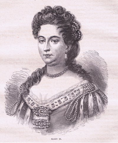 II. Mária angol királynő (litográfia) alkotó: English School
