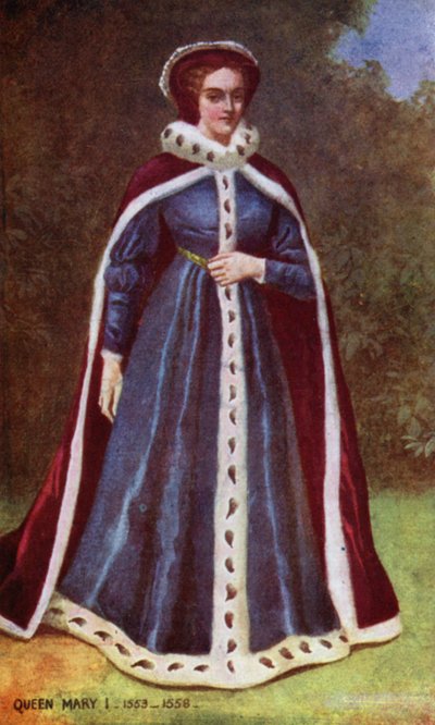I. Mária királynő (színes litó) alkotó: English School