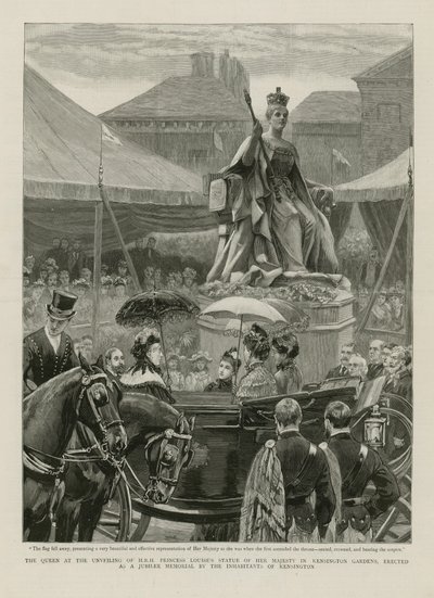 Királynő a leleplezésen alkotó: English School
