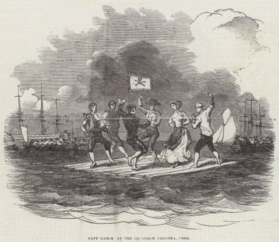 Tutajtánc a Squadron Regattán, Cork (metszet) alkotó: English School