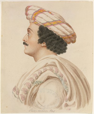 Raja Ram Mohan Roy (akvarell papíron) alkotó: English School
