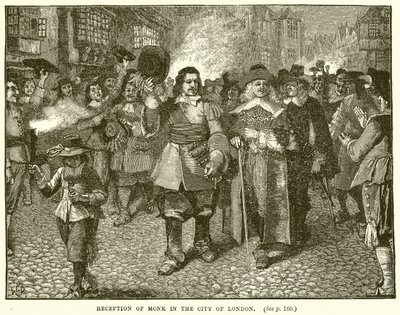 Monk fogadása a londoni Cityben alkotó: English School