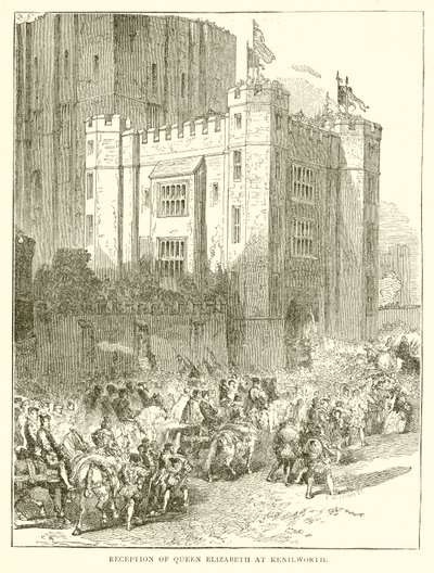 Erzsébet királynő fogadása Kenilworthben alkotó: English School