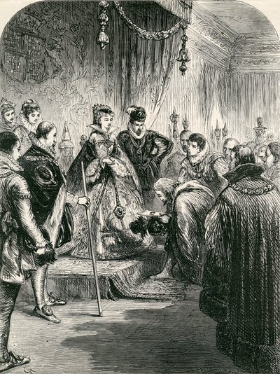 Az első angliai orosz nagykövetség fogadása, 1865 alkotó: English School
