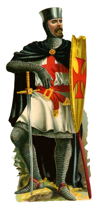 I. Richárd király Vöröskereszt lovagja, 1189-1199 alkotó: English School