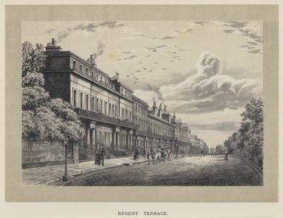 Regent Terrace (metszet) alkotó: English School