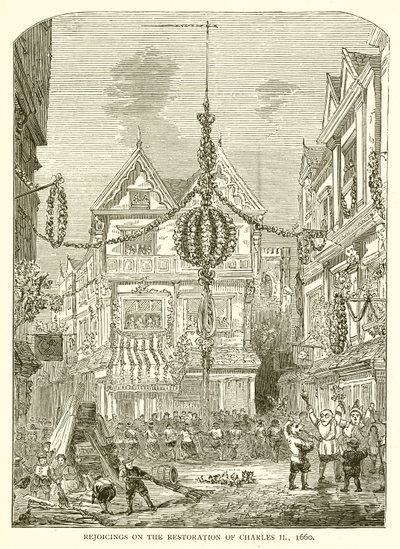 Örvendezés II. Károly helyreállítása alkalmából, 1660 alkotó: English School