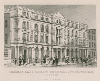Religious Tract Society Repository, Paternoster Row, London alkotó: English School