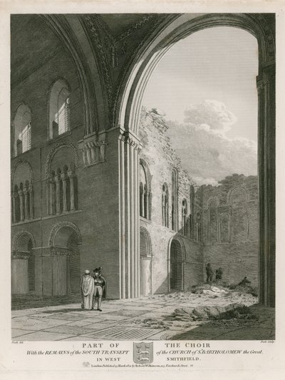 A Nagy Szent Bertalan-templom déli kereszthajójának maradványai alkotó: English School