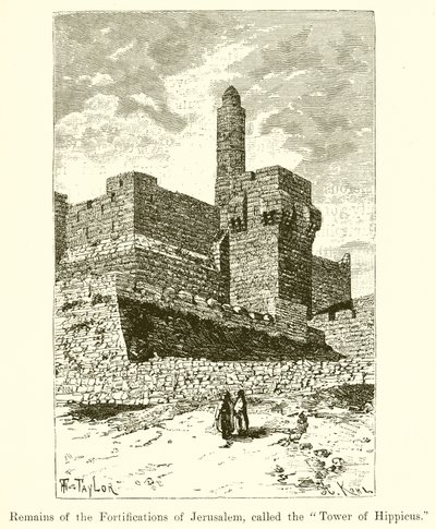 A Hippicus-toronynak nevezett jeruzsálemi erődítmény maradványai alkotó: English School