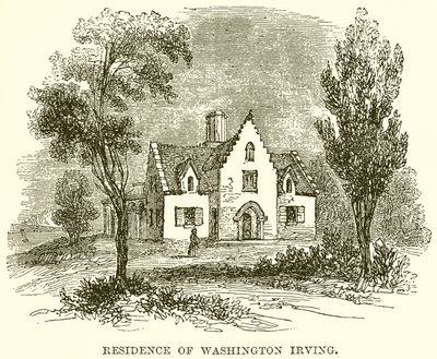 Washington Irving rezidenciája alkotó: English School