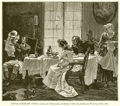 Forradalmi típusok. - Camille Desmoulins otthon alkotó: English School