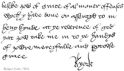 Richard York hercege alkotó: English School