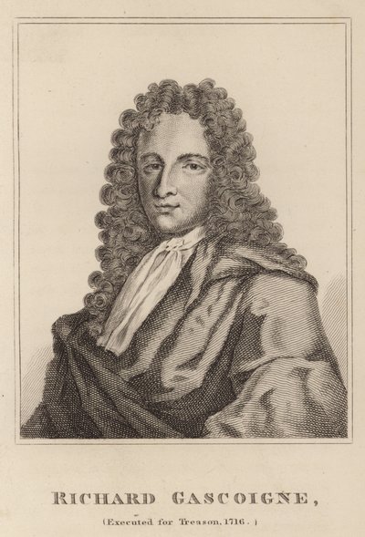 Richard Gascoigne, Árulásért kivégezték, 1716 alkotó: English School