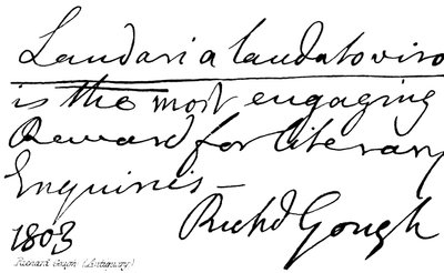 Richard Gough, (Antikvárium) alkotó: English School