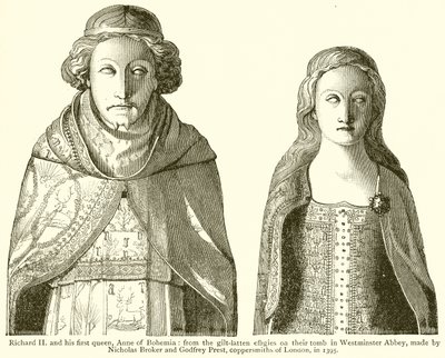 Richard II és első királynője, Cseh Anna alkotó: English School