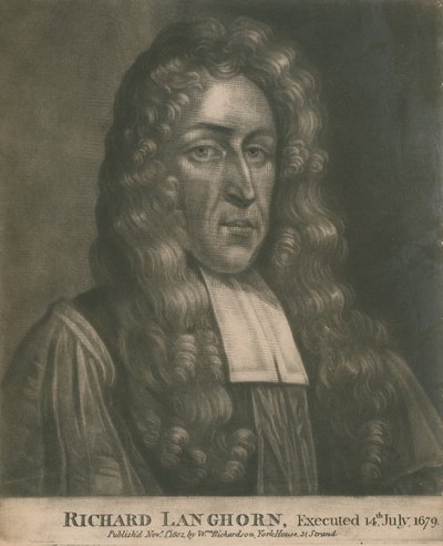 Richard Langhorn, kivégezték 1679. július 14-én alkotó: English School