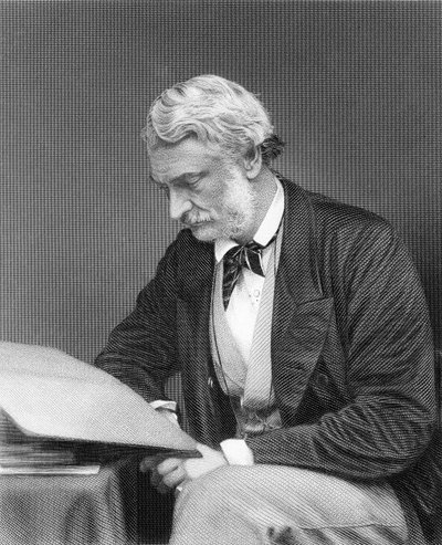 Tisztelt Lord John Manners, G. Cook metszete S.A. Walker fényképéről alkotó: English School
