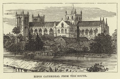 Ripon katedrális délről alkotó: English School