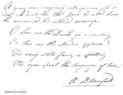 Robert Bloomfield alkotó: English School