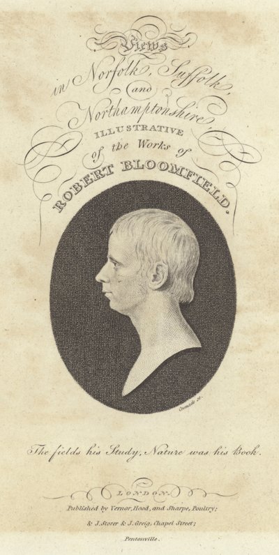 Robert Bloomfield, Dichter, Porträt von English School