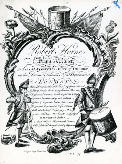Robert Horne, dobkészítő (metszet) alkotó: English School