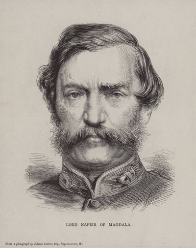 Robert Napier, Magdala 1. bárója, Napier brit tábornok alkotó: English School