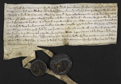Robert Tybetot: Vállalkozás a szentföldi szolgálatra: 1270. Paen de Chaworth: Vállalkozás a szentföldi szolgálatra: 1270 (tinta pergamenen) alkotó: English School