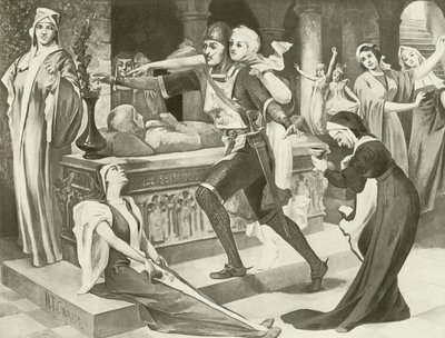 Ördög Róbert, III. felvonás iii. jelenet (mélynyomás) alkotó: English School