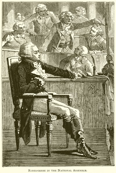 Robespierre a nemzetgyűlésben alkotó: English School