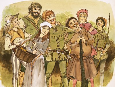 Robin Hood és vidám emberei alkotó: English School