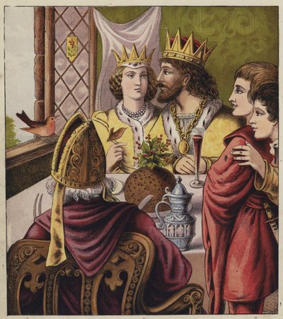 Robin karácsonyi dala (színes litó) alkotó: English School