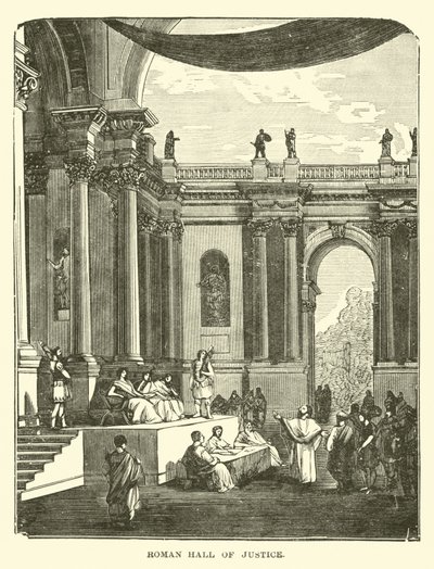 Római Igazságügyi Csarnok alkotó: English School