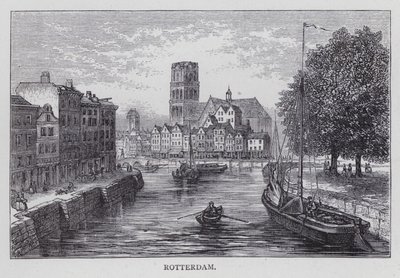 Rotterdam (metszet) alkotó: English School