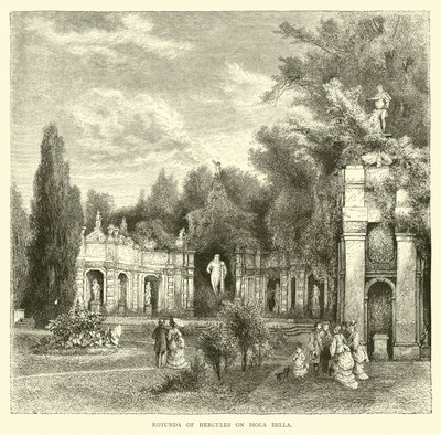 Herkules Rotunda az Isola Bellán alkotó: English School