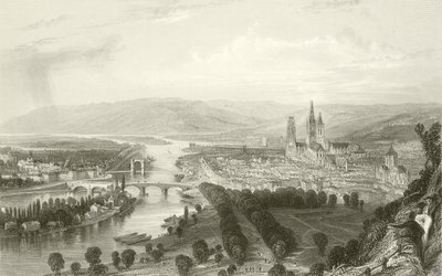 Rouen a Szajnánál alkotó: English School