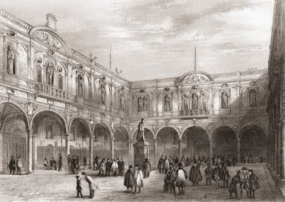 Royal Exchange, London, Anglia alkotó: English School