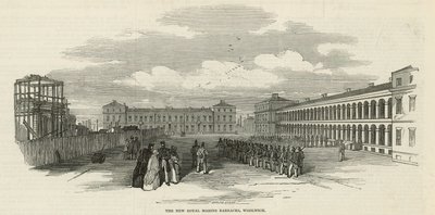 Királyi tengerészlaktanya Woolwichban alkotó: English School